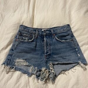 Agolde Parker denim shorts